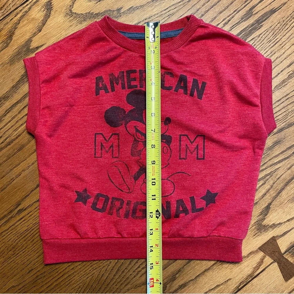 Disney Brand Red Mickey Mouse Kids Tee 3T